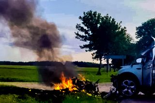 Narzeczeni zginęli w strasznym wypadku w województwie warmińsko-mazurskim