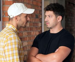 	Barwy szczęścia odc. 3135. Franek (Mateusz Banasiuk), Justin (Jasper Sołtysiewicz)