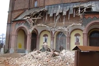 LUTUTÓW: zawaliła się ściana kościoła
