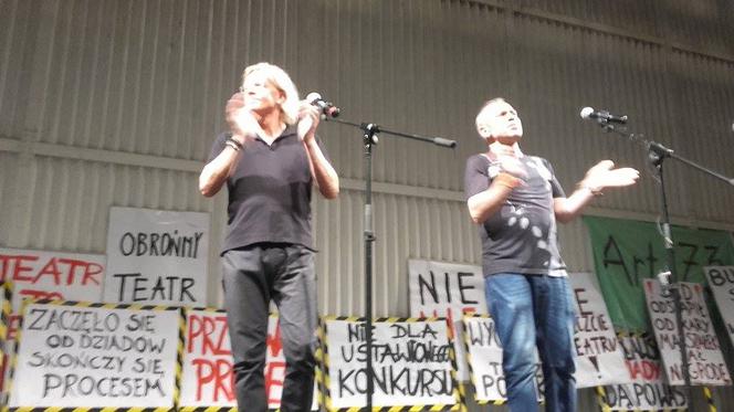 Protest w Teatrze Polskim
