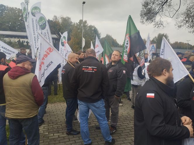 Wielka blokada Jastrzębia-Zdroju. Protest górników i hutników. Miasto stoi