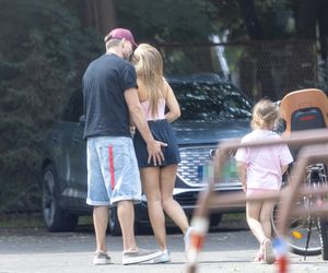 Agnieszka Kaczorowska i Marcin Rogacewicz wybrali się na rowery 