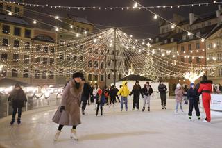 Warszawa: Lodowisko na Rynku Starego Miasta