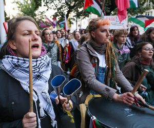 Manifestacja przed siedzibą MSZ w Warszawie (2.10.2025)