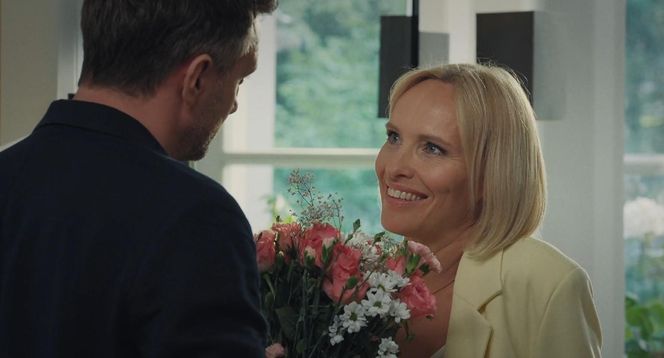 M jak miłość odc. 1876. Dorota (Iwona Rejzner), Bartek (Arkadiusz Smoleński)