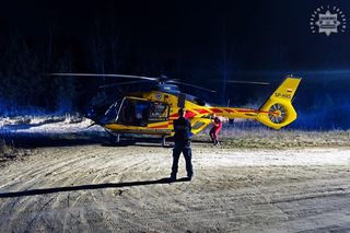 Groźny wypadek w Kaletach. 16-latek spadł z motocykla