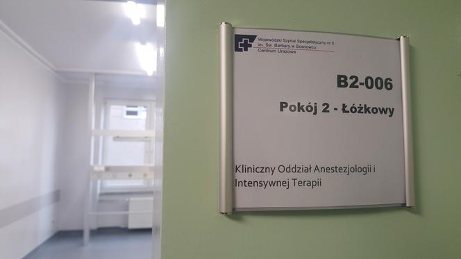 Oddział Intensywnej Terapii w Szpitalu Wojewódzkim w Sosnowcu po remoncie