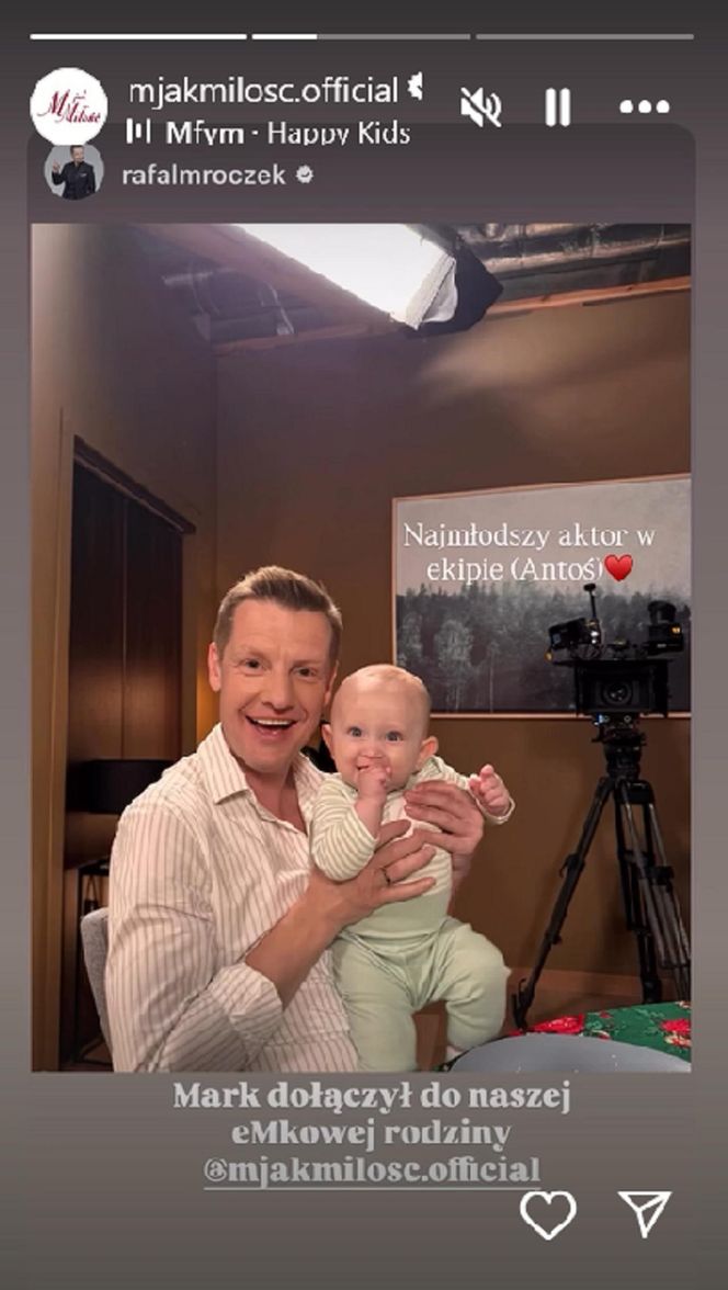 M jak miłość. Rafał Mroczek (Paweł), Mark (Antoś/Antek)