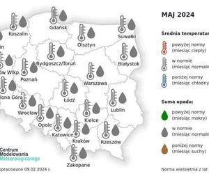 Prognoza długoterminowa dla Podkarpacia do wakacji