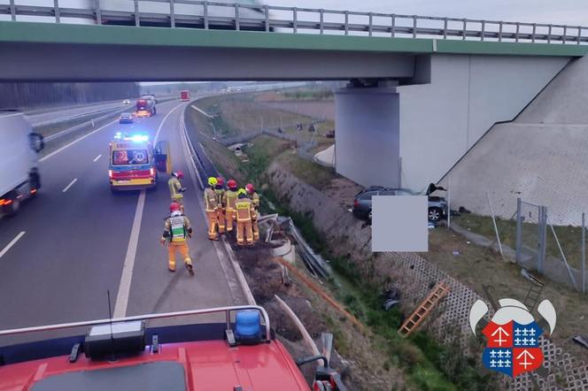 Tragiczny wypadek na S5 pod Lesznem - nie żyje kierowca
