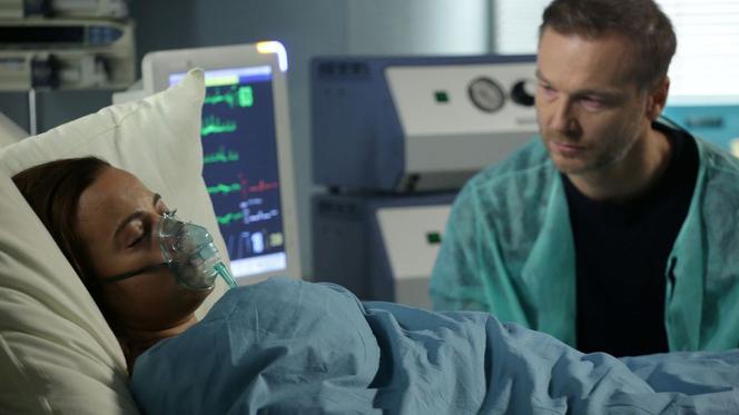 M jak miłość odc. 1437. Andrzej Budzyński (Krystian Wieczorek), Magda (Anna Mucha)