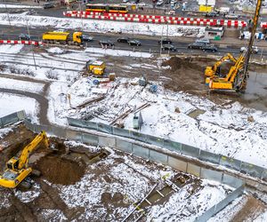 Budowa tramwaju do Dworca Zachodniego w styczniu 2025