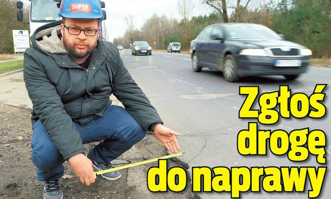 Zgłoś  drogę  do naprawy