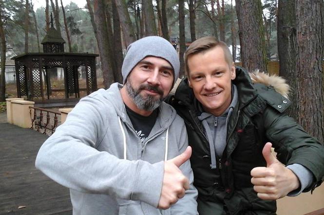 M jak miłość. Piotr Zduński (Marcin Mroczek), Adam Werner (Jacek Kopczyński)