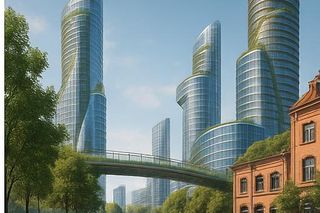 Poznań w 2040 roku według sztucznej inteligencji 