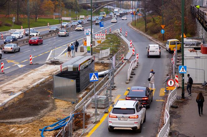 Remont placu Na Rozdrożu, listopad 2023