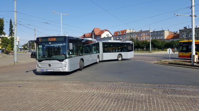 Pierwszy kurs autobusu przegubowego w Grudziądzu