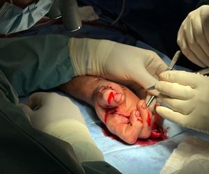 Lekarze z 5 Wojskowego Szpitala Klinicznego w Krakowie przyszyli oderwany kciuk panu Wojciechowi