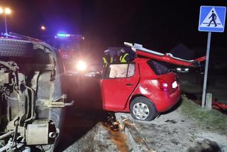 Tragiczny wypadek w Bliznem: Zjechał hondą na czołówkę, nie żyją 2 osoby [ZDJĘCIA]