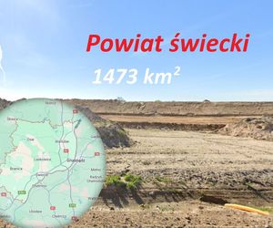 Te powiaty mają dużo większą powierzchnię niż stolica Polski 