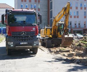 Utrudnienia przy szczecineckim szpitalu. Trwa remont przy Kilińskiego [FOTO]