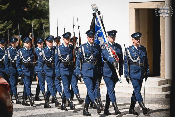 Pogrzeb komendanta policji w Bieruniu. Młodszy inspektor Dariusz Waligóra odszedł na wieczną służbę