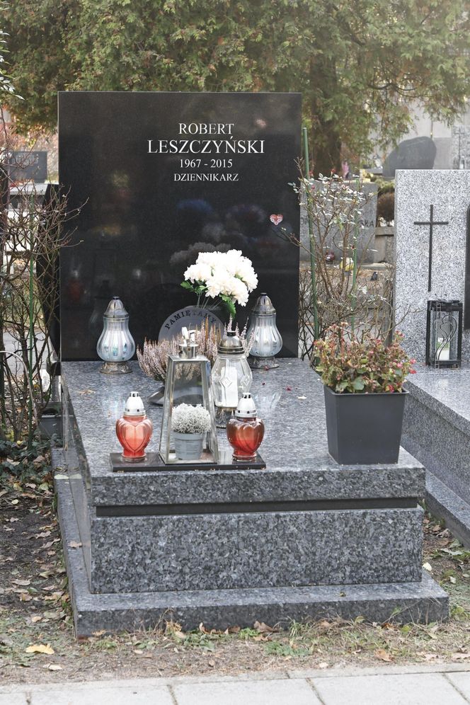 Tak wygląda grób Roberta Leszczyńskiego