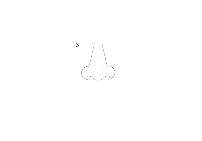 как нарисовать нос-Шаг 3