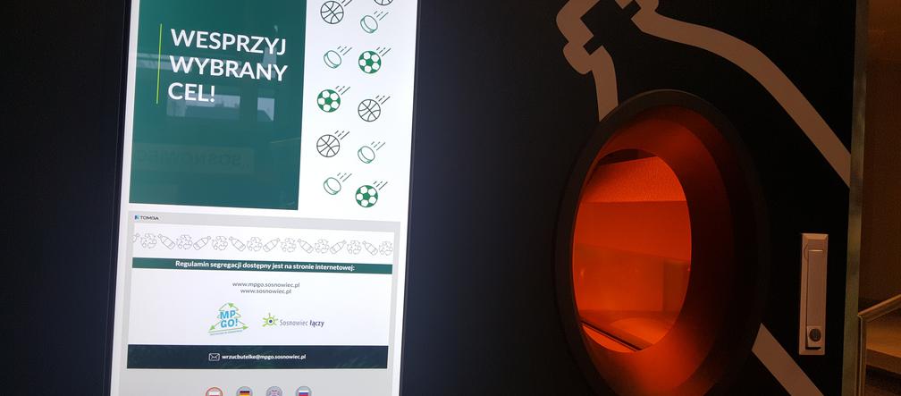 Automaty na butelki PET w Sosnowcu
