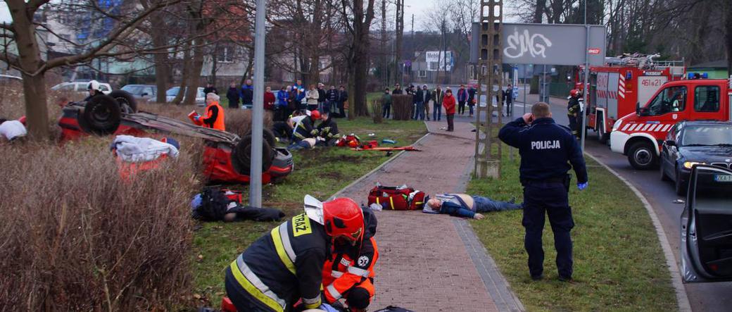 wypadek w Kamieniu Pomorskim