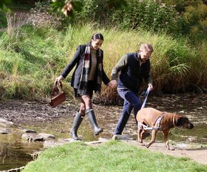 Jacek Ozdoba odpoczywa z żoną po ślubie