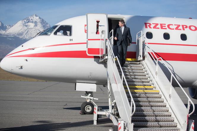 Rządowym samolotem z Marszałkiem Sejmu podróżował także Marszałek Województwa Podkarpackiego