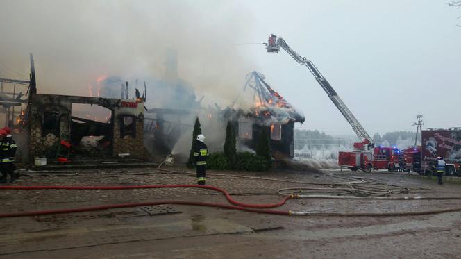 Pożar restauracji w Egiertowie