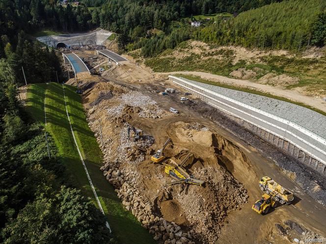 Budowa trasy S1 w Beskidach