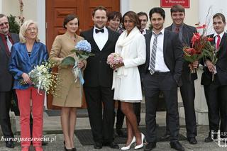 Barwy szczęścia odc. 1100. Natalia (Maria Dejmek), Liliana (Aleksandra Szwed), Klemens (Sebastian Perdek), Irek (Otar Saralidze)