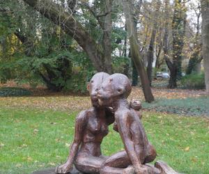 Park Sołacki w Poznaniu jesienią