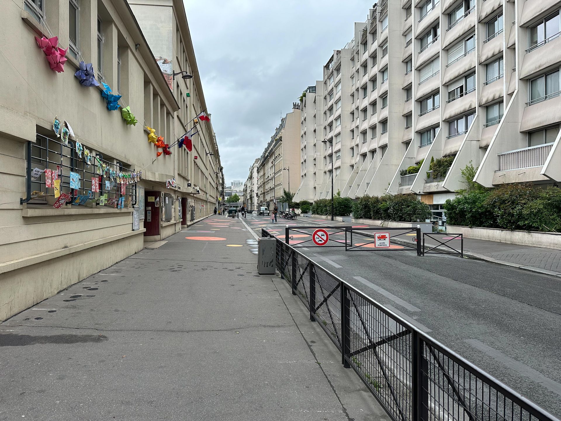 Szkolne ulice w Paryżu