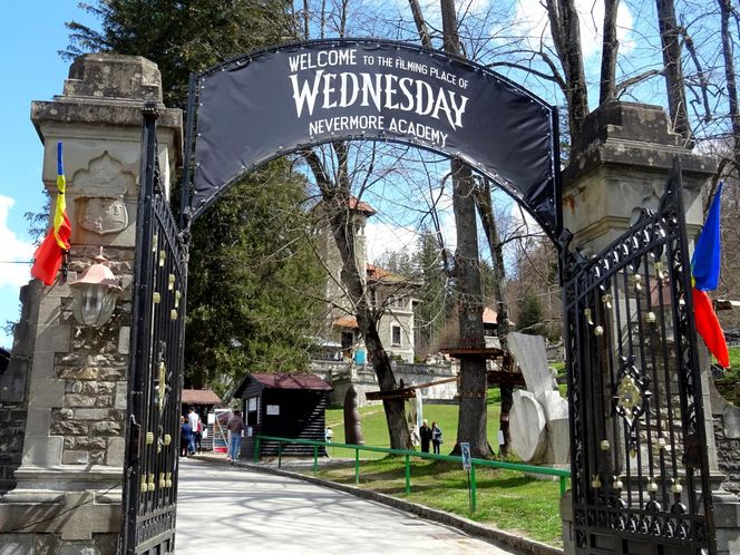 Zamek z serialu "Wednesday" istnieje naprawdę. Tak w rzeczywistości wygląda Nevermore