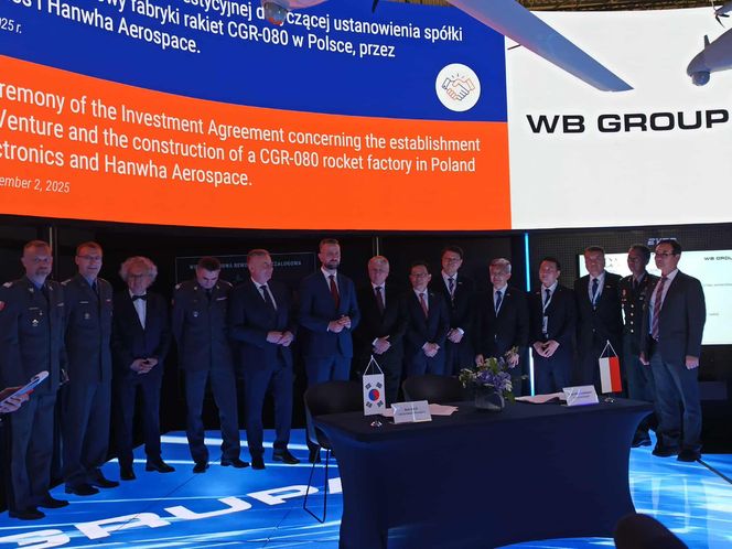 Polska Grupa WB i Hanwha Aerospace zacieśniają współpracę. Fabryka rakiet CGR-080 w Polsce staje się faktem