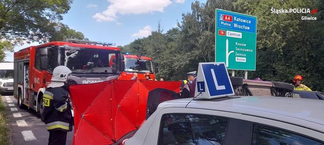 Tragiczny wypadek na ul. Rybnickiej w Gliwicach