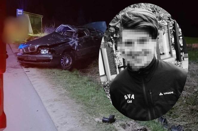 Tragiczny wypadek w Szczuce pod Brodnicą. Nie żyje 24-letni kierowca BMW