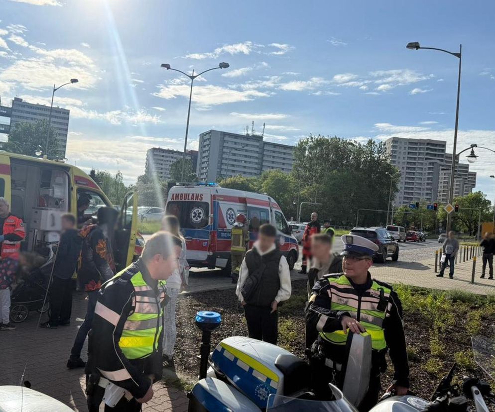 Wypadek tramwaju w Katowicach przy przystanku na ul. Chorzowskiej