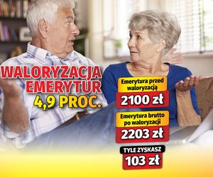 waloryzacja 4,9 proc. 2026