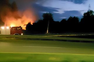 Pożar pustostanu w Rzeszowie [GALERIA]