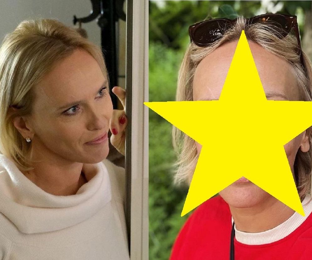  M jak miłość. Oto prawdziwa twarz Doroty. Iwona Rejzner pokazała się bez makijażu. Widać różnicę? - ZDJĘCIA