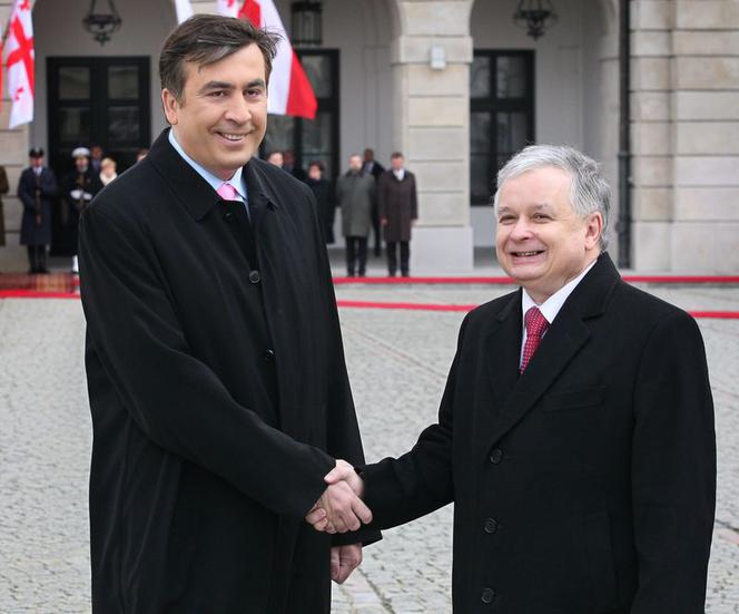 Mikheil Saakaszwili prezydent Gruzji 
