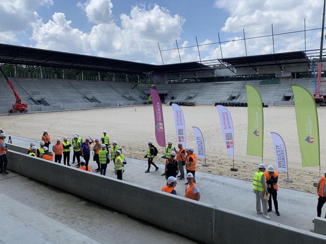 Nowy stadion GKS w Katowicach. Budowa