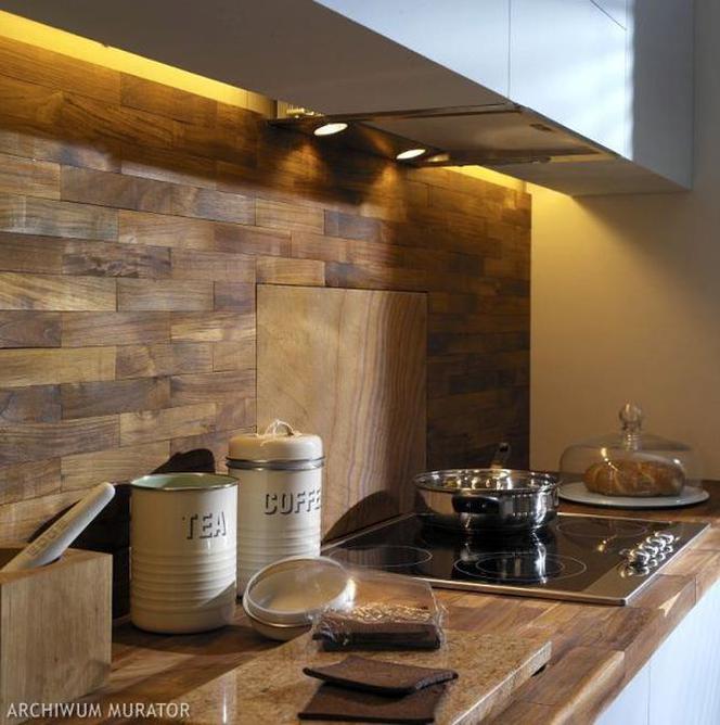 	Drewno w kuchni. Pomysły na drewniane ściany w kuchni