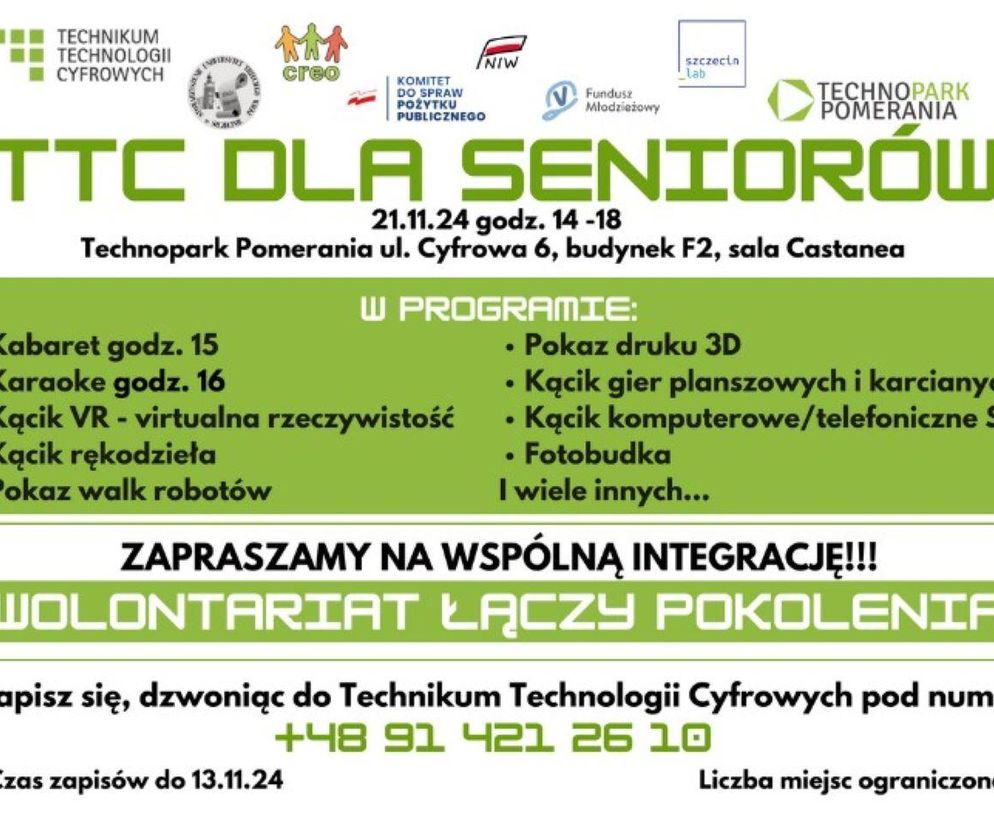 Dzień dla seniorów w Technikum Technologii Cyfrowych. Niezwykłe wydarzenie