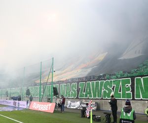 Kibice na meczu Górnik Zabrze - Lech Poznań